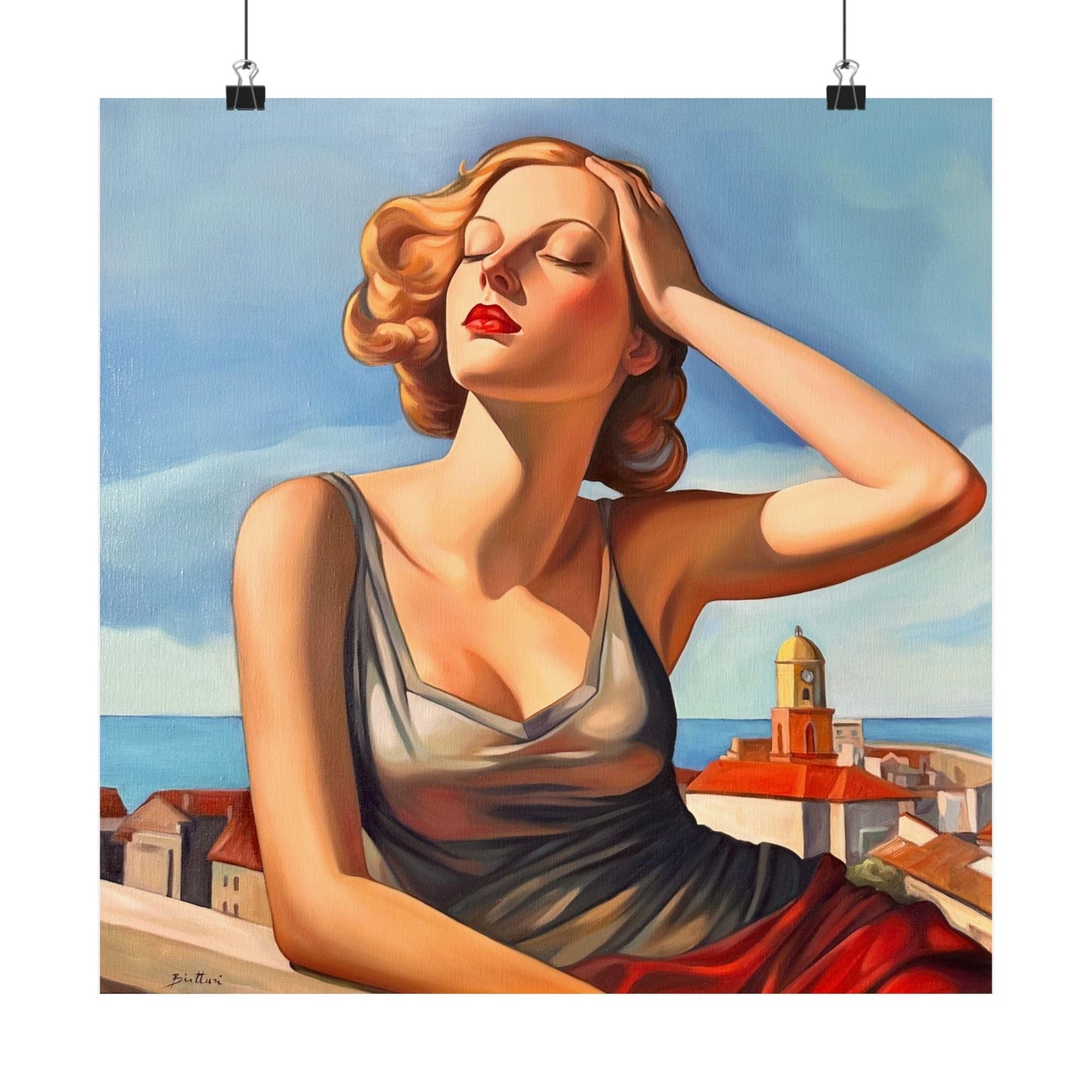 Terasse a Saint Tropez 2 - Poster