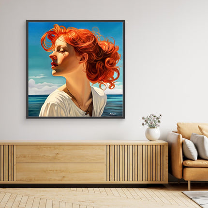 Belle fille à la plage