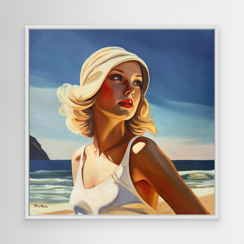 Baigneuse à la plage