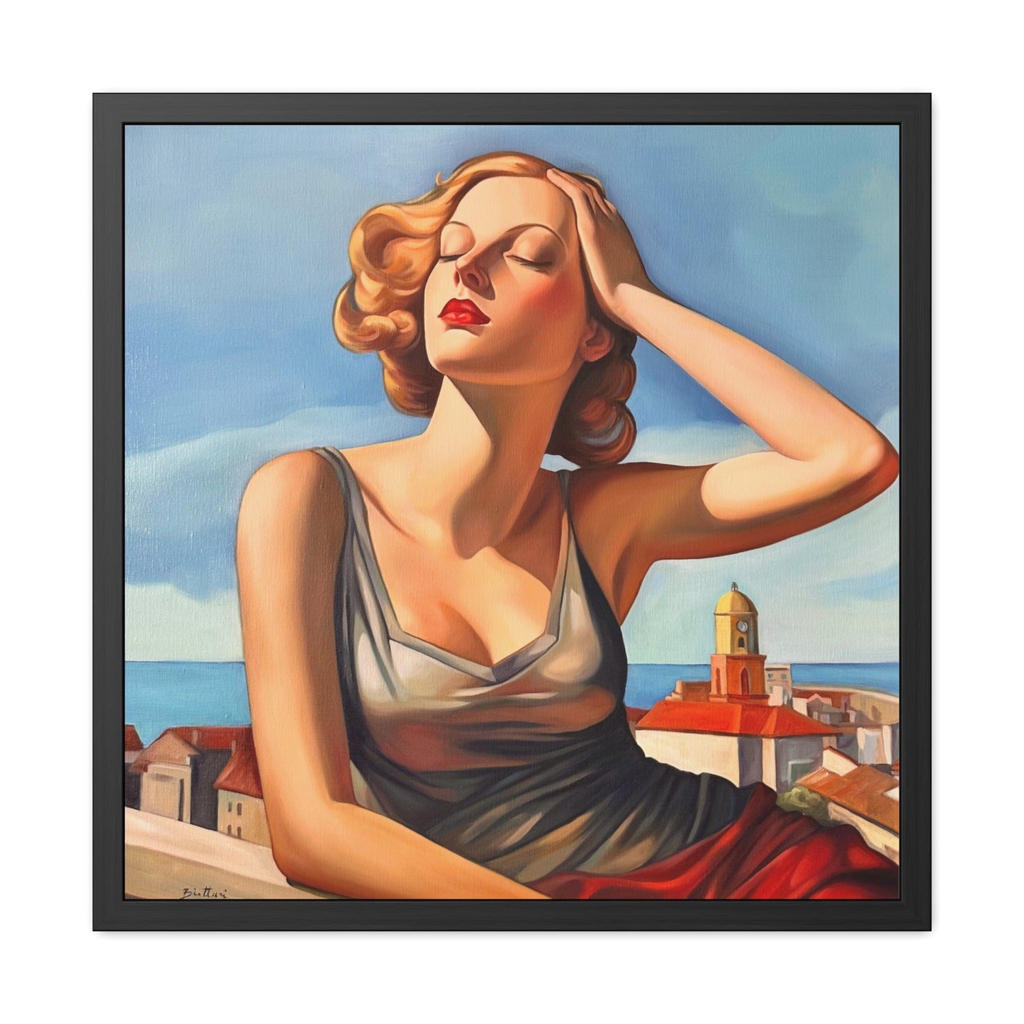 Terasse a Saint Tropez 2 - Poster