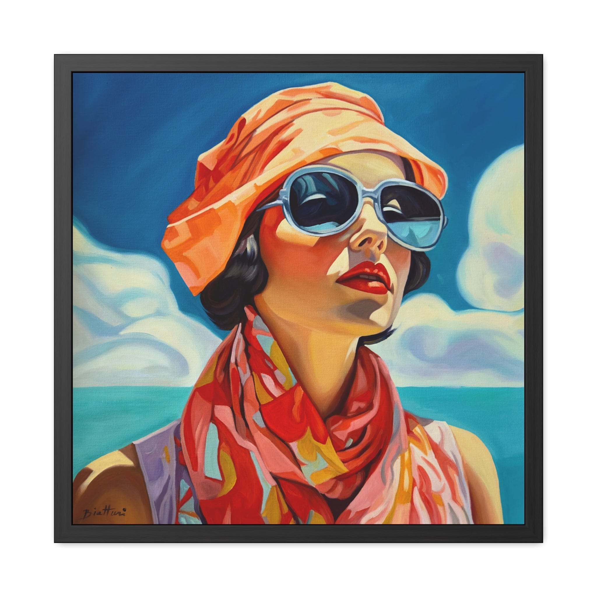 Femme au Foulard  - Poster