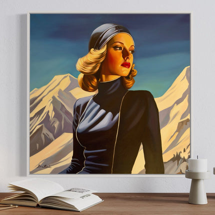 Dans les Alpes Canvas