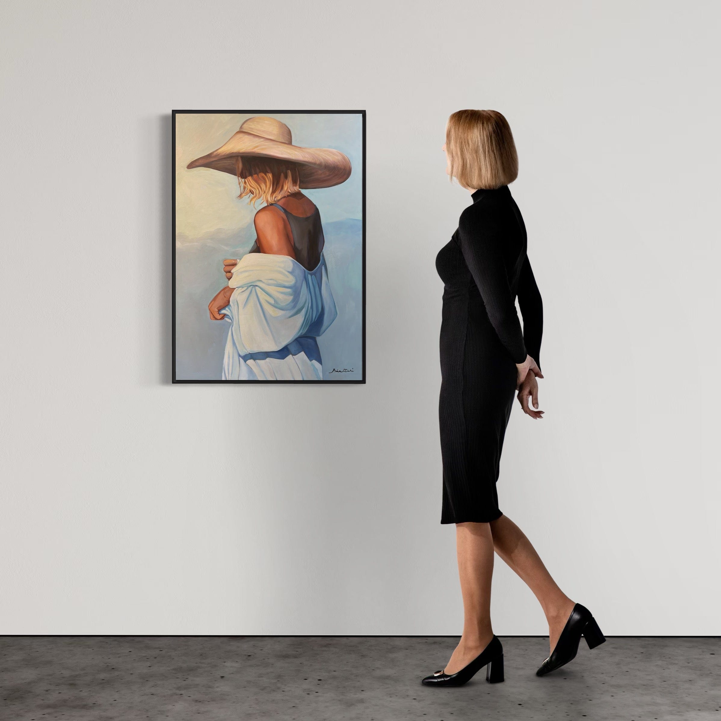 Anne au Chapeau - Poster