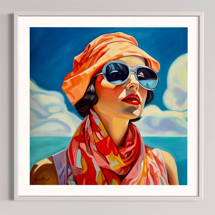 Femme au Foulard  - Poster