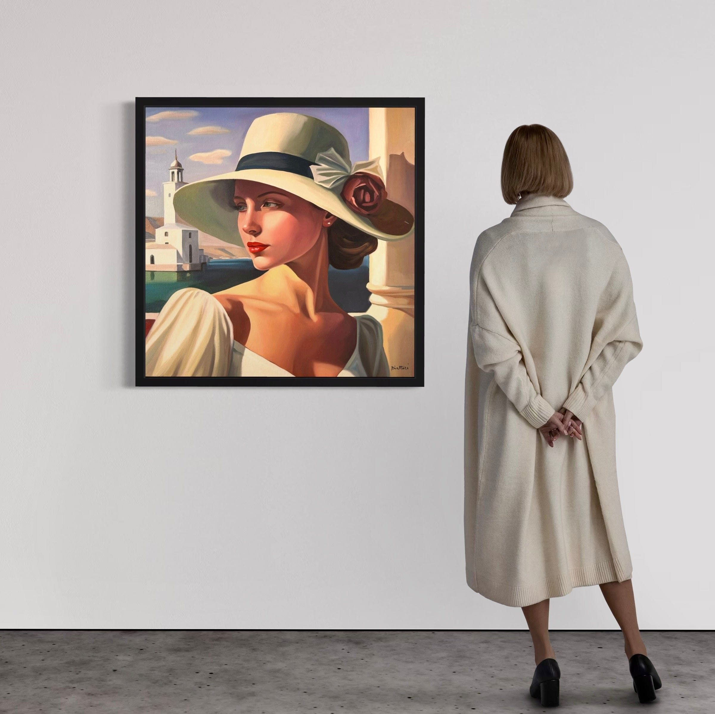 Au Village au Provence - Poster