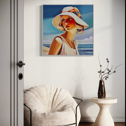 Femme au Chapeau Poster