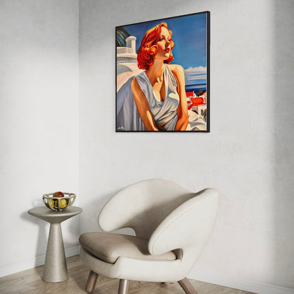 Terrasse sur le Toit Poster