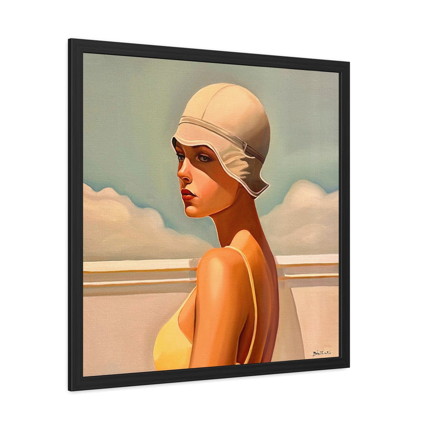 Baigneuse au Bonnet Blanc 1 - Poster