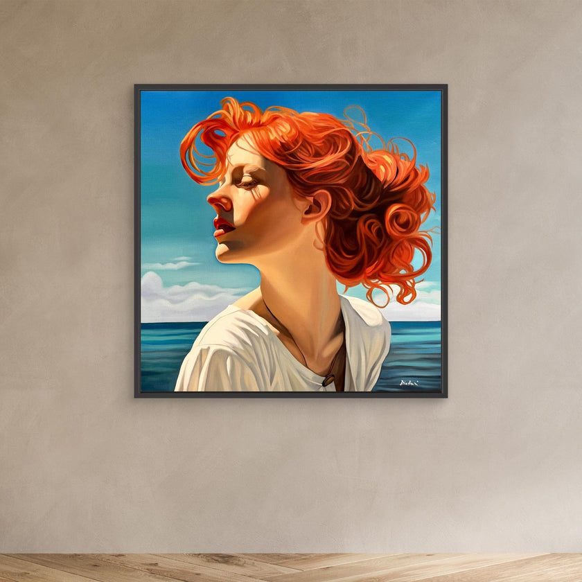 Belle fille à la plage