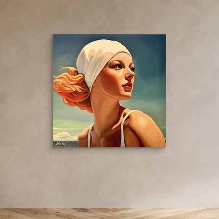 Baigneuse à la plage