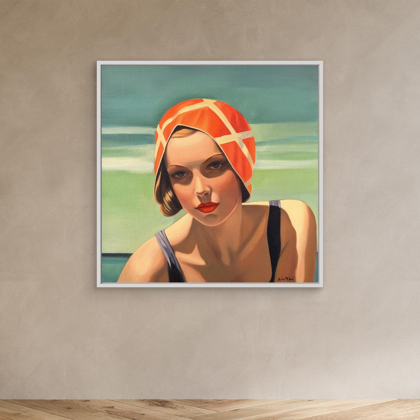 Baigneuse au maillot noir