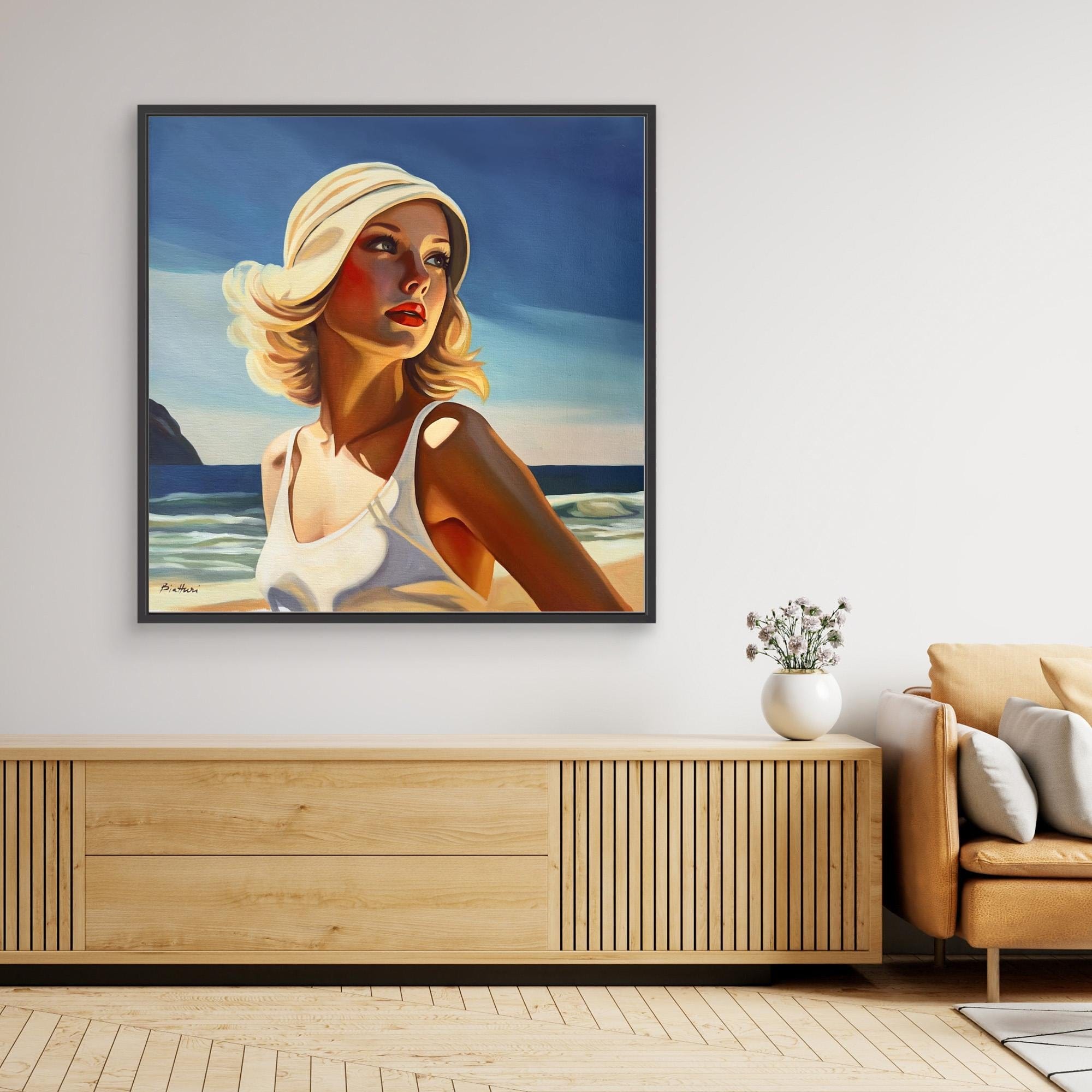 Baigneuse à la plage