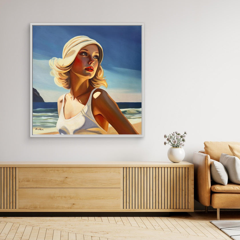 Baigneuse à la plage