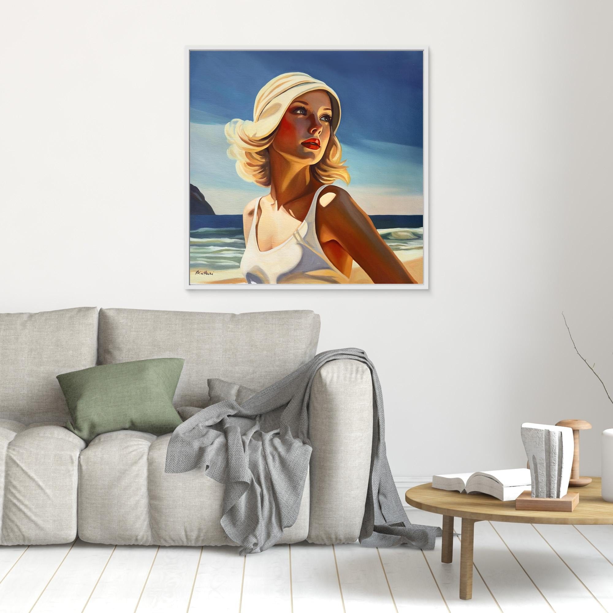 Baigneuse à la plage