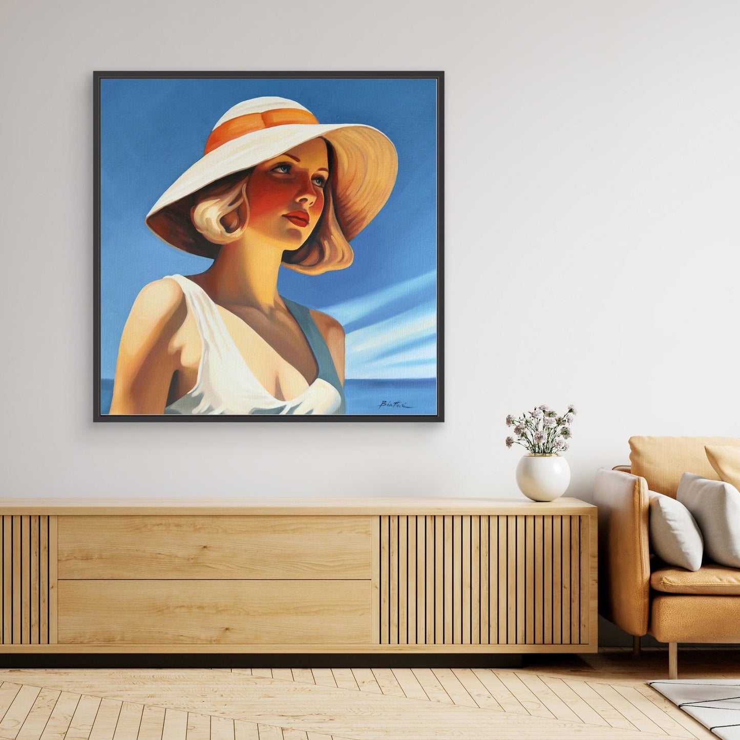 Femme au chapeau