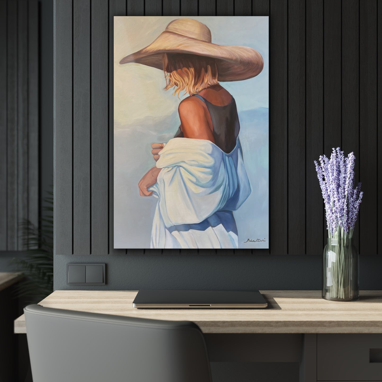 Femme au Chapeau Acrylic Prints