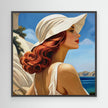 Femme au Chapeau Blanc