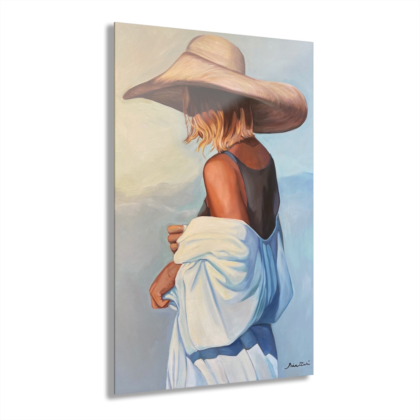 Femme au Chapeau Acrylic Prints