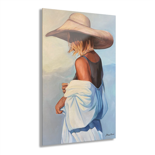 Femme au Chapeau Acrylic Prints