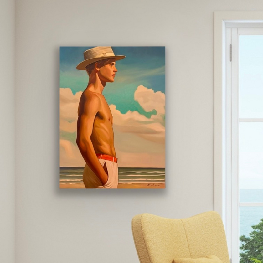 Garcon au Chapeau Canvas