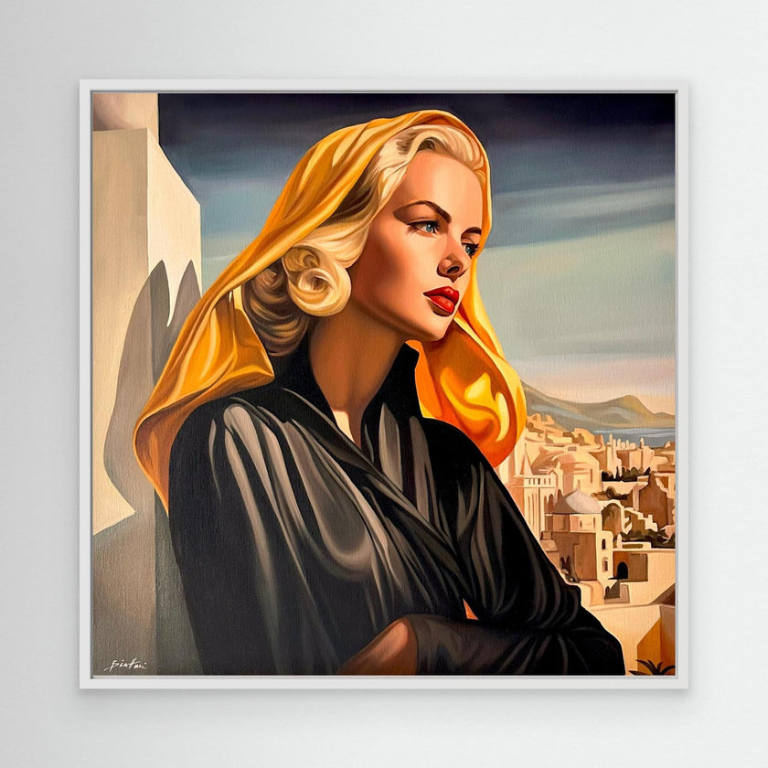 Nostalgie du Village Canvas