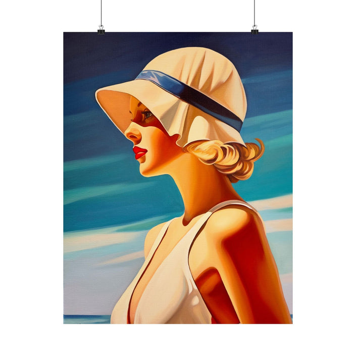 Baigneuse au Bonnet Poster