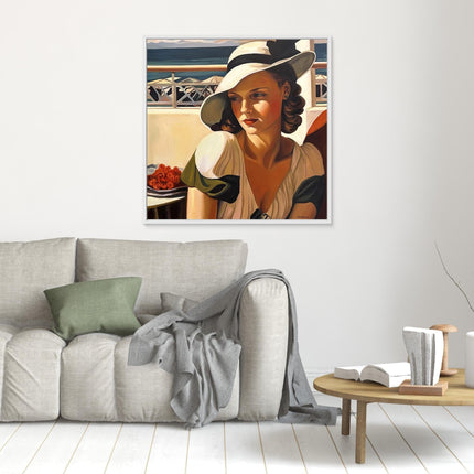 Femme au chapeau 