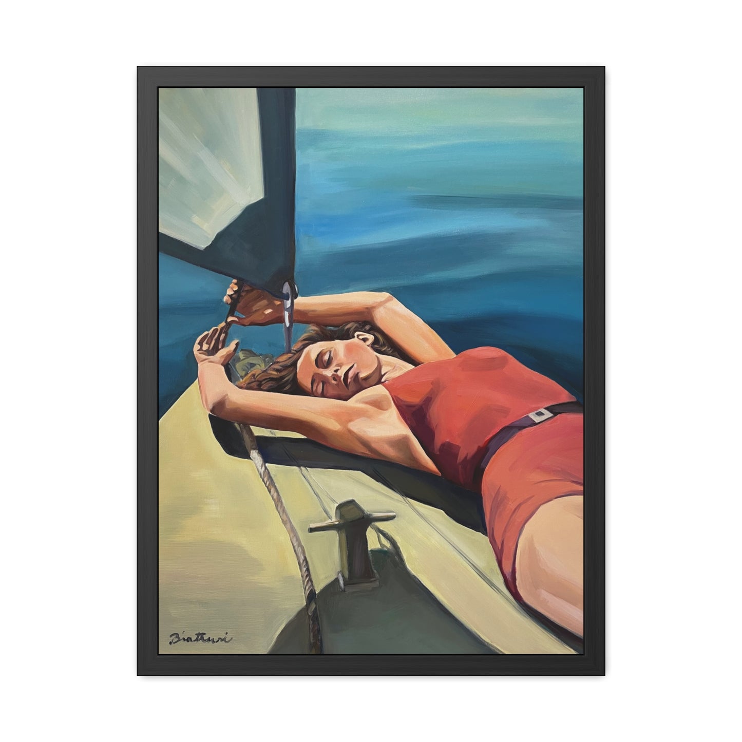 Sur le Bateau - Poster