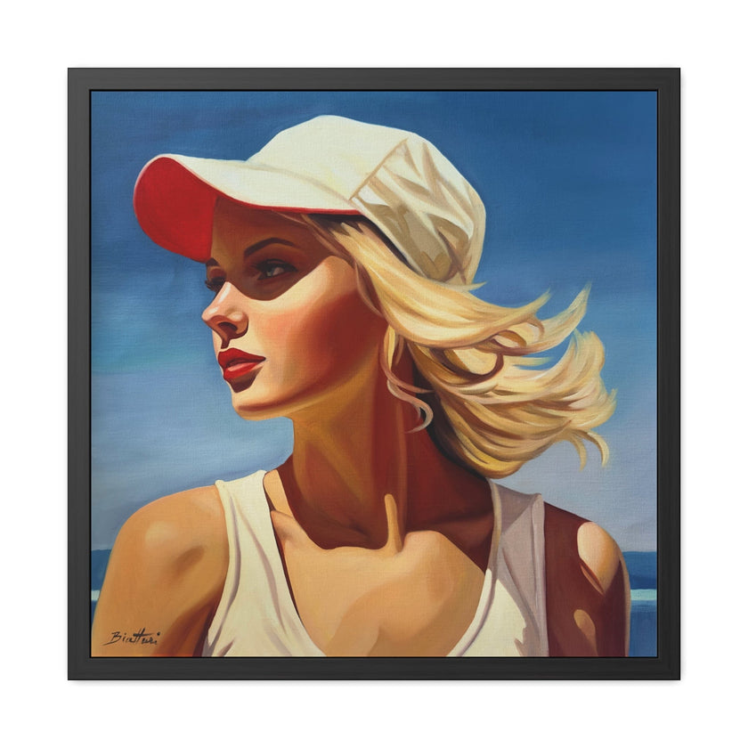 Fille a la Plage - Poster