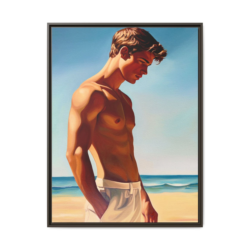 Garçon à la Plage 2 Canvas