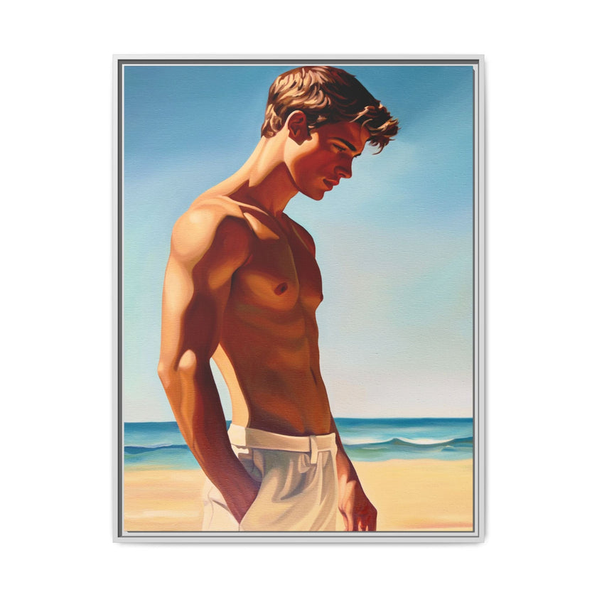 Garçon à la Plage 2 Canvas