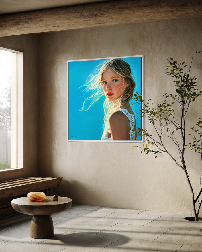 Le regard Canvas Prints