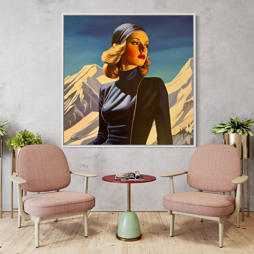 Dans les Alpes Canvas