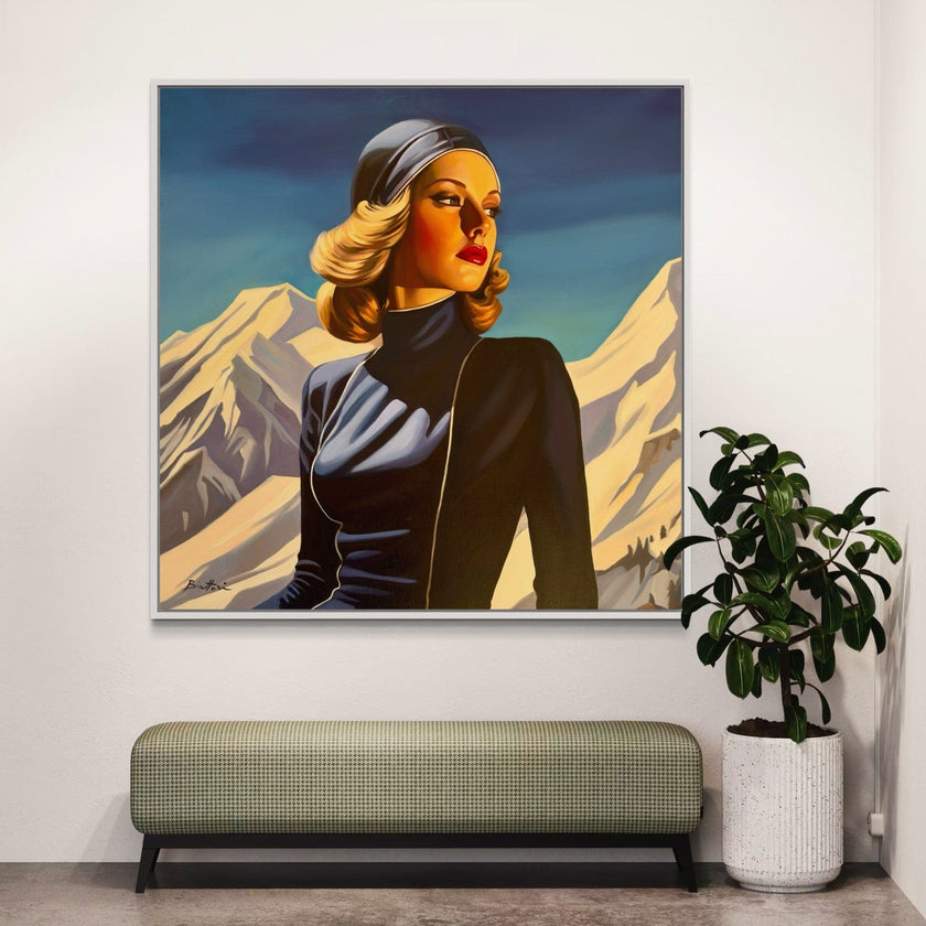 Dans les Alpes Canvas