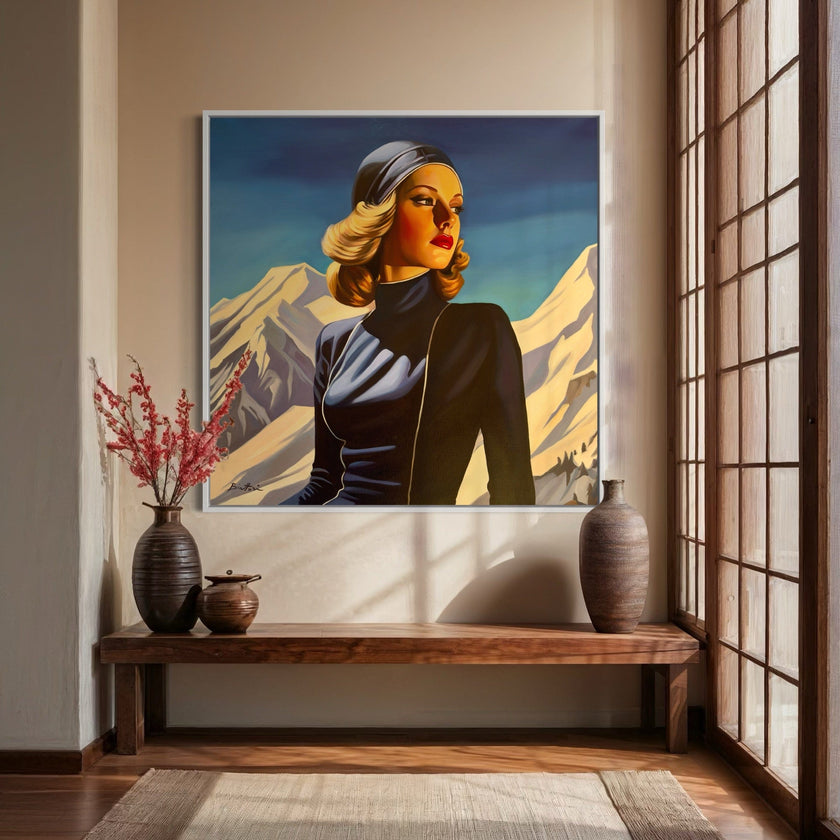 Dans les Alpes Canvas