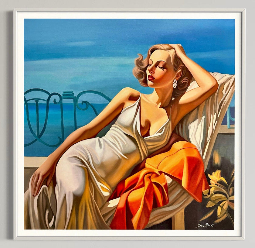 Terrasse sur la Mediteranee- Poster