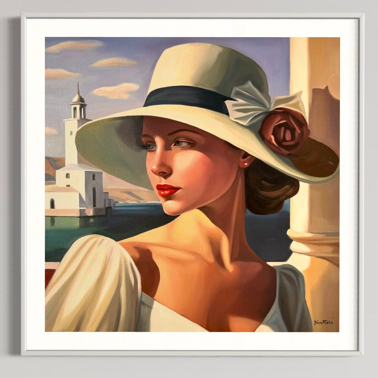 Au Village au Provence - Poster