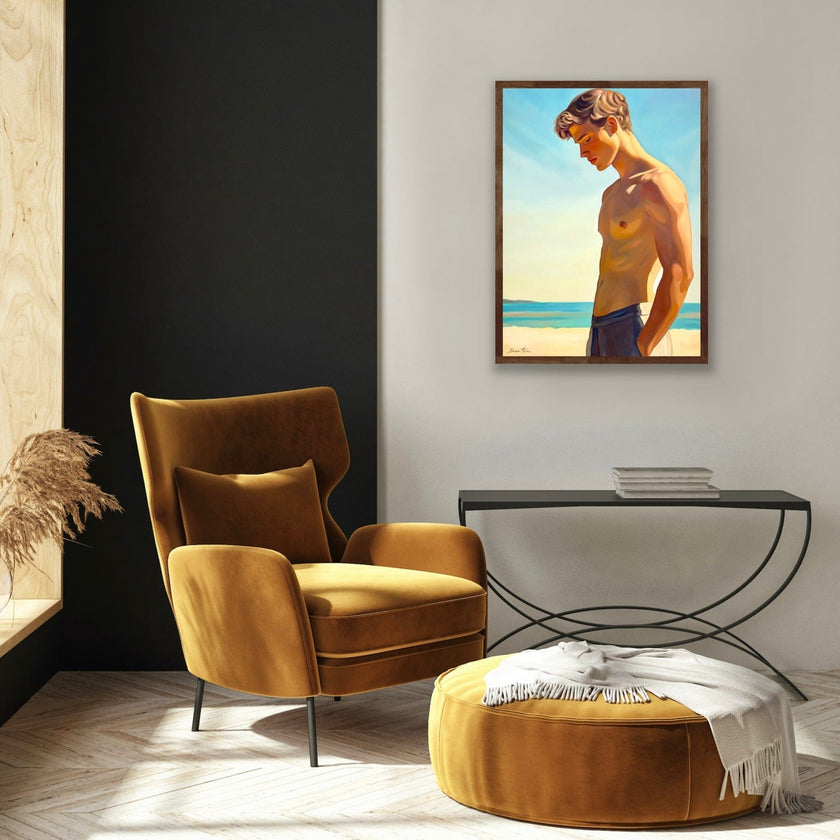 Garcon a la Plage Canvas