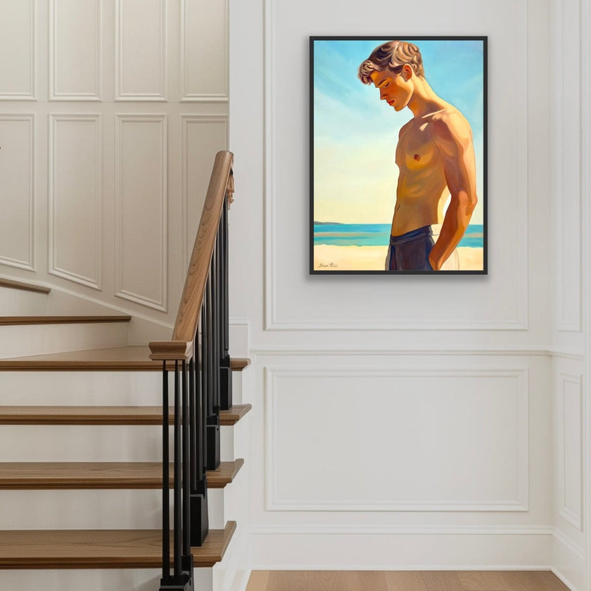 Garcon a la Plage Canvas