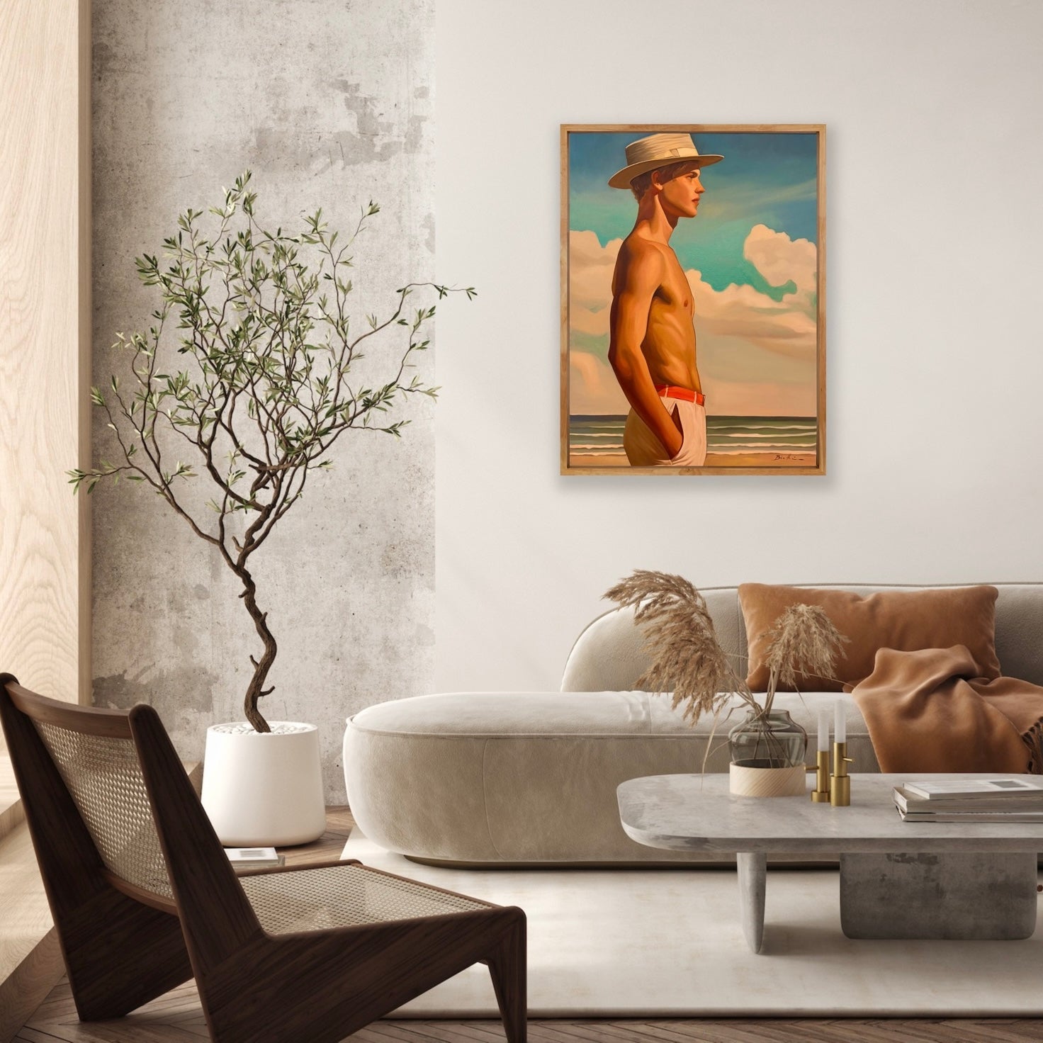 Garcon au Chapeau Canvas