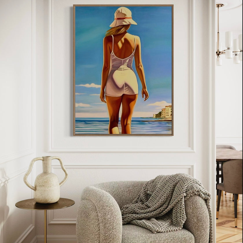 La Ponche à Saint Tropez Canvas