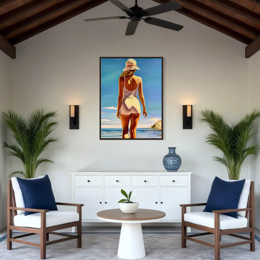 La Ponche à Saint Tropez Canvas