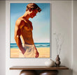 Garçon à la Plage 2 Canvas