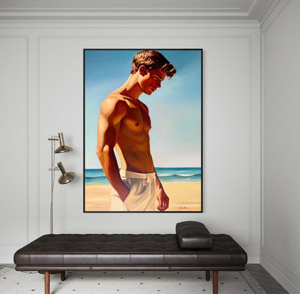 Garcon a la Plage 2 Canvas