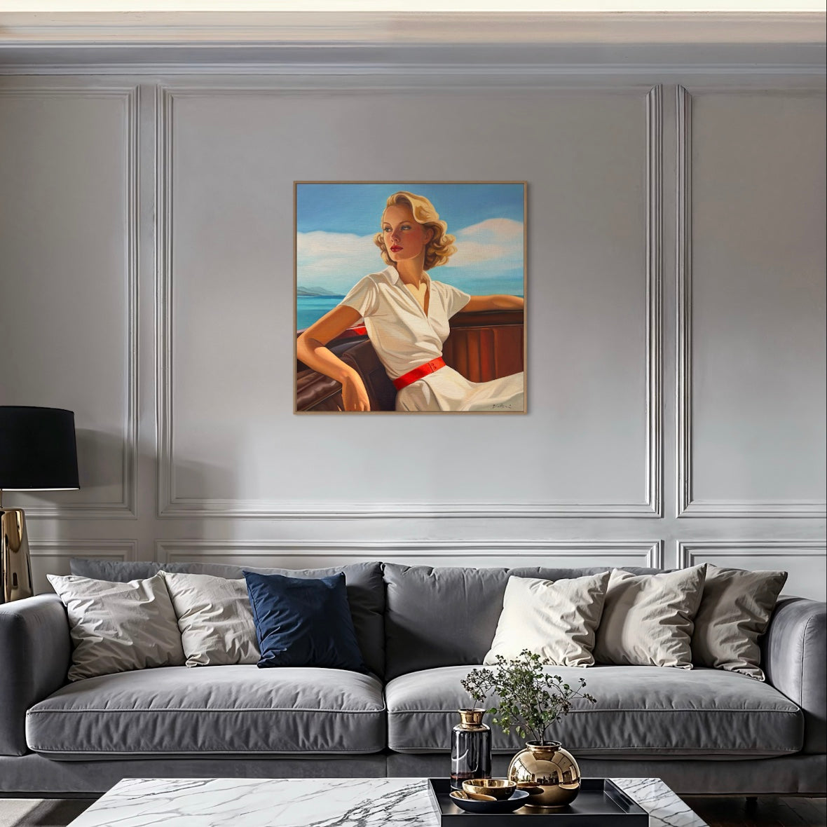 Dans Ma Riva Canvas
