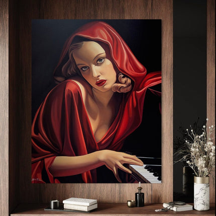 The Piano Player Canvas