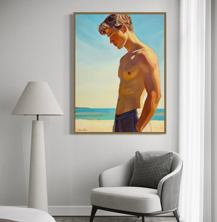 Garcon a la Plage Canvas