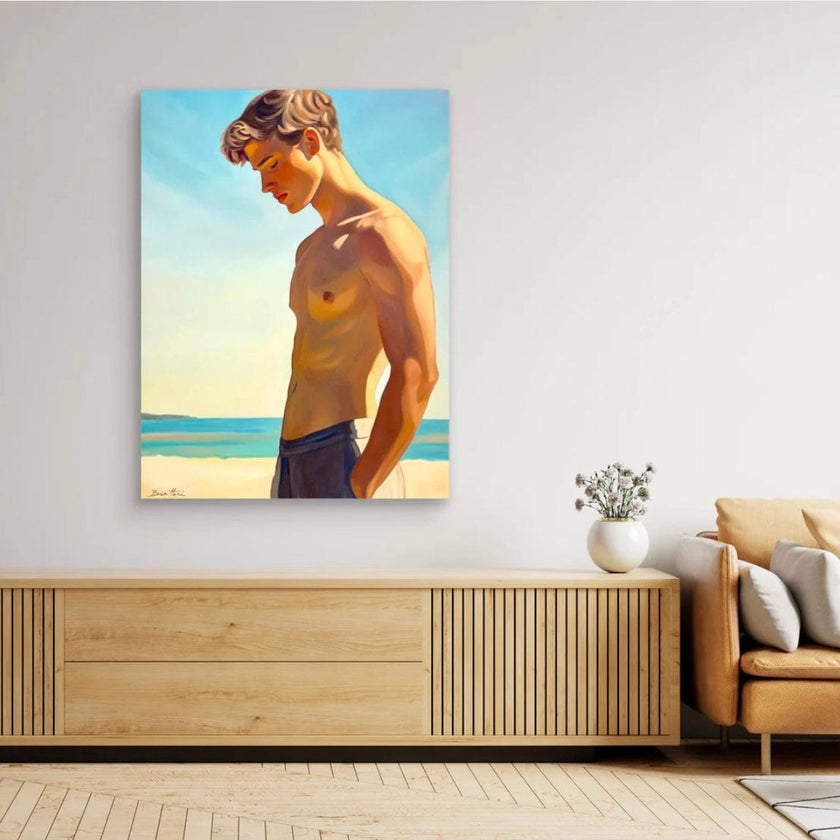 Garcon a la Plage Canvas