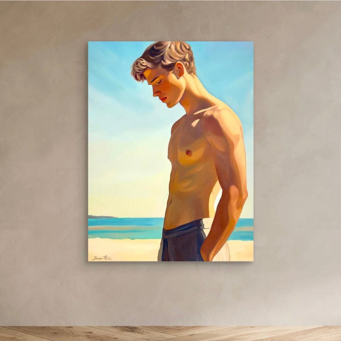 Garcon a la Plage Canvas