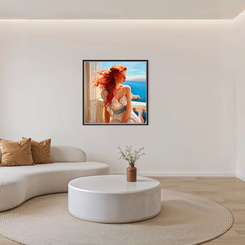 Terrasse à Cap Ferrat Canvas